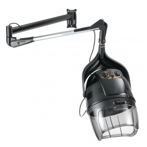 Record 1200 professional hood hair dryer - hung up black