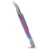 Long Lashes lash tweezers angled - multicolor, 12cm